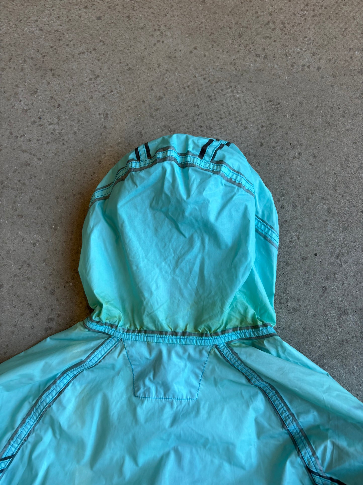 Cp Company Rubber Coated Jacket Blue Medium