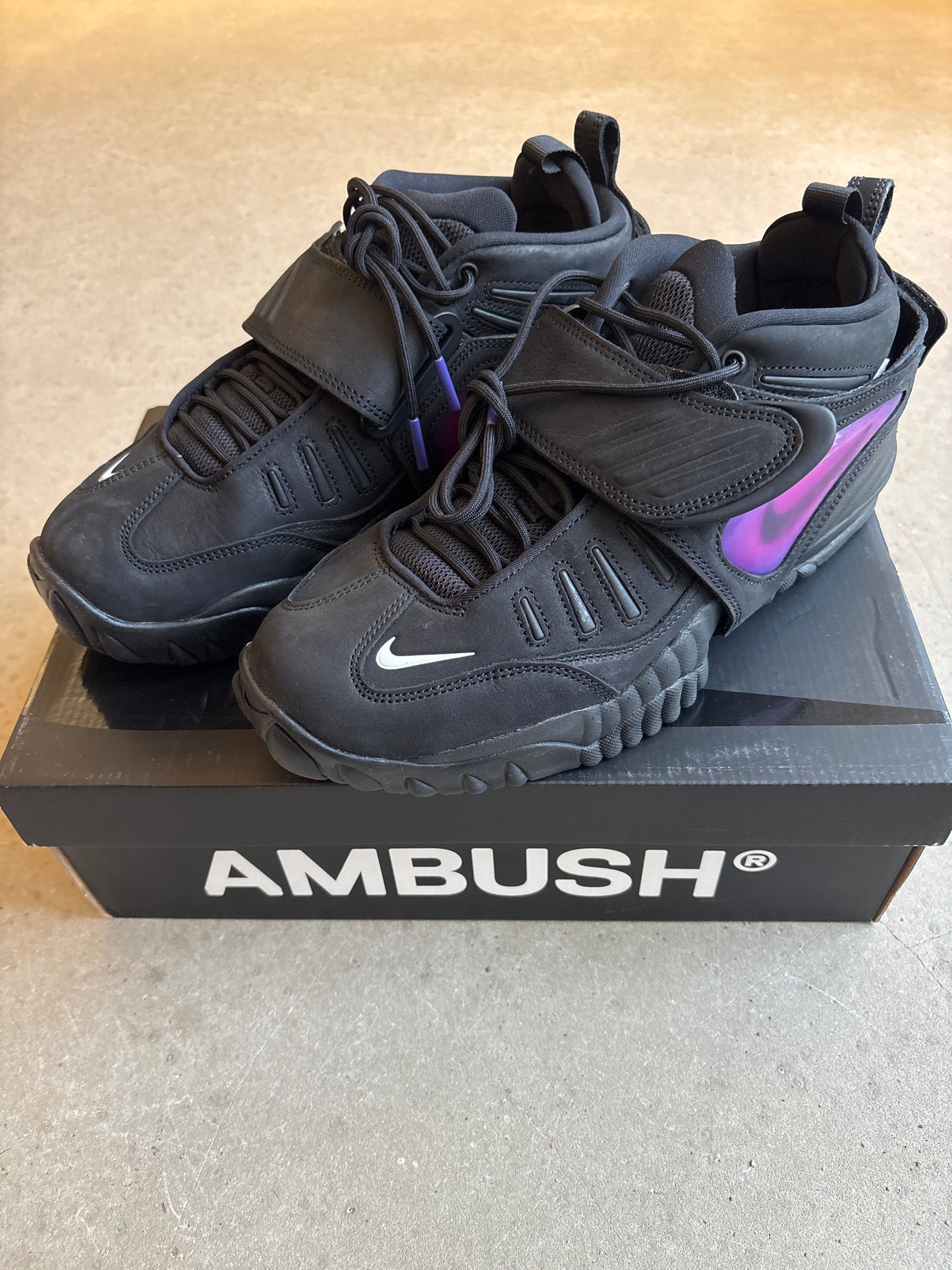 Nike Air Adjust Force 'Black Psychic Purple' AMBUSH size 43