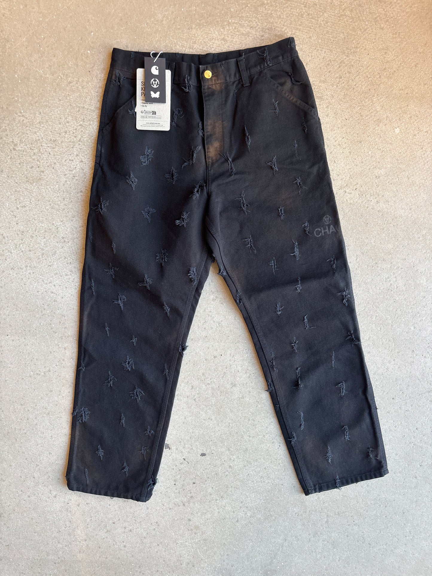 Carhartt X Slam Jam Pants Black size 32 x 32