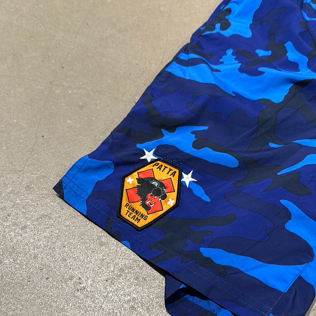 Patta Blue Camo Shorts M