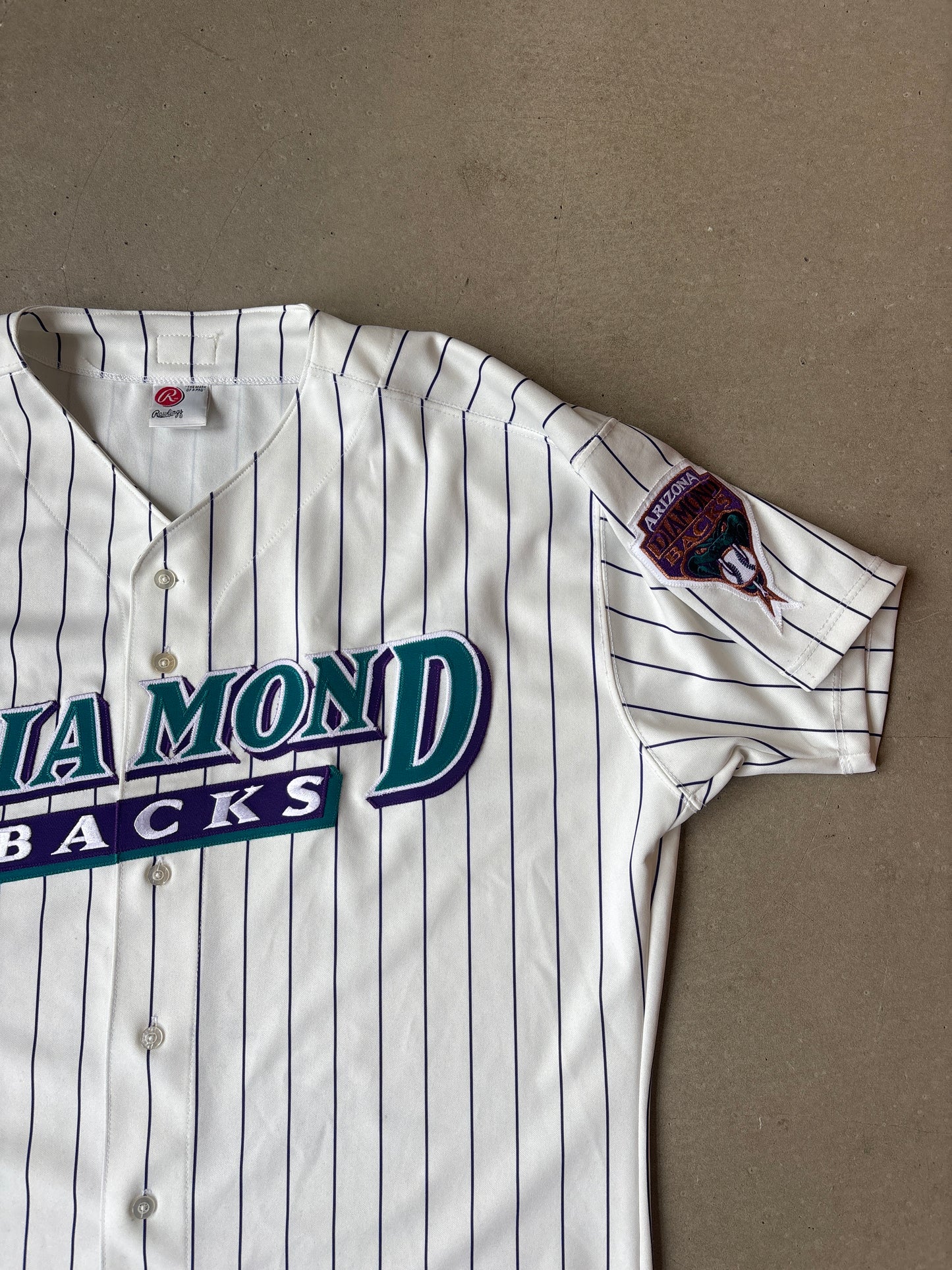 Vintage 90’s Rawlings Arizona Diamondbacks White 52