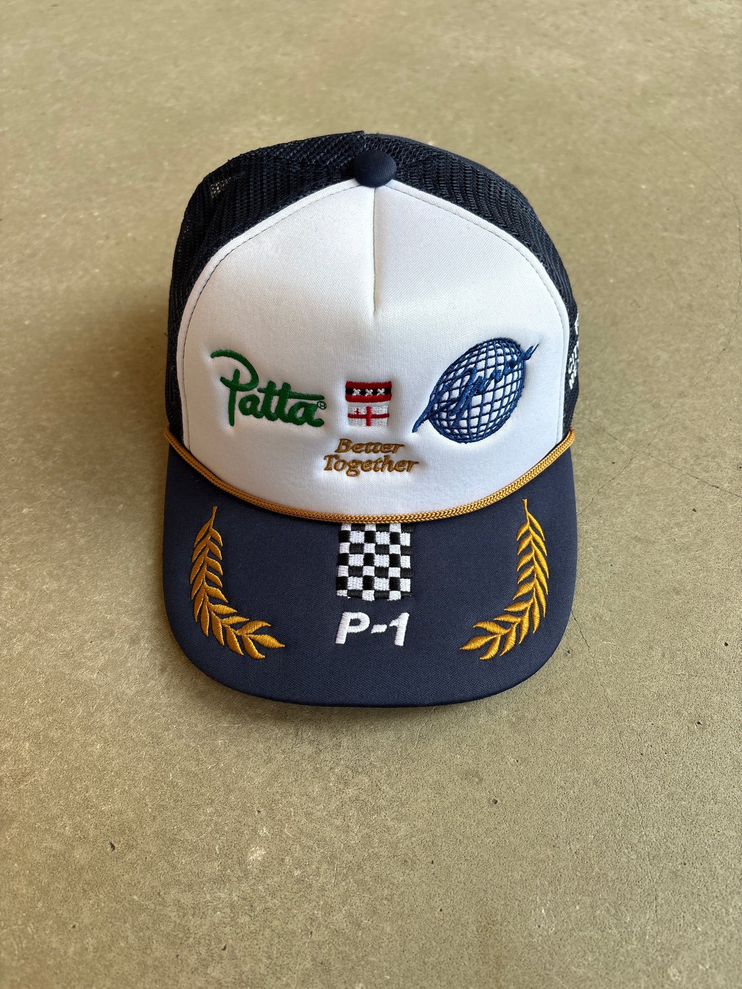 Patta x Apron Records Racing Cap Navy