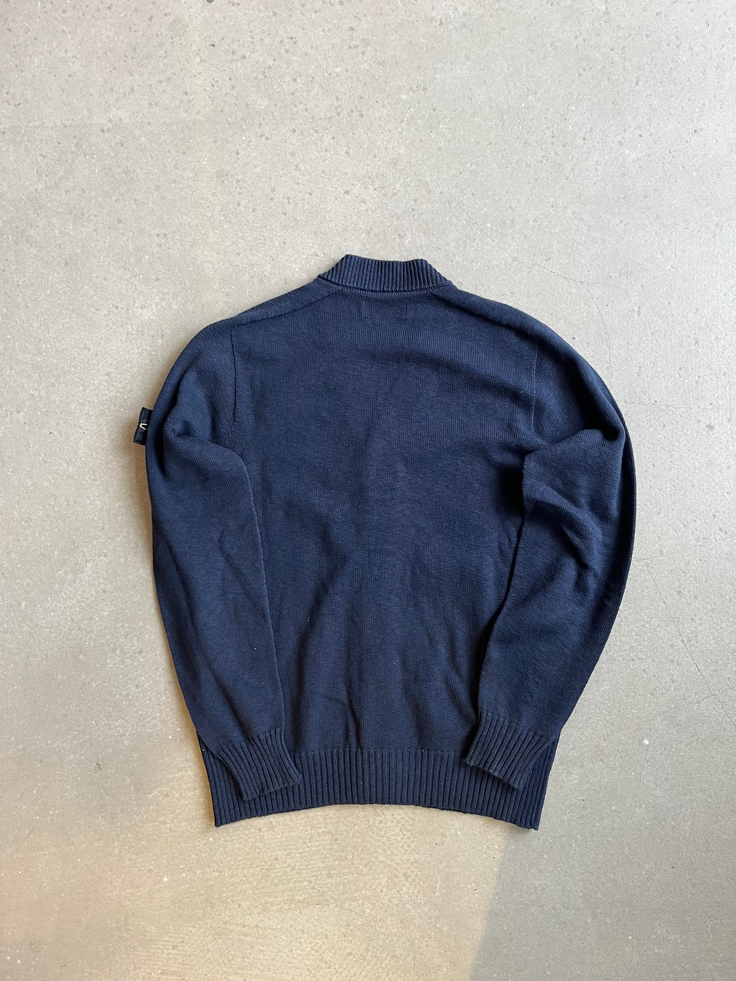 Stone Island Knitted Cardigan Navy Medium