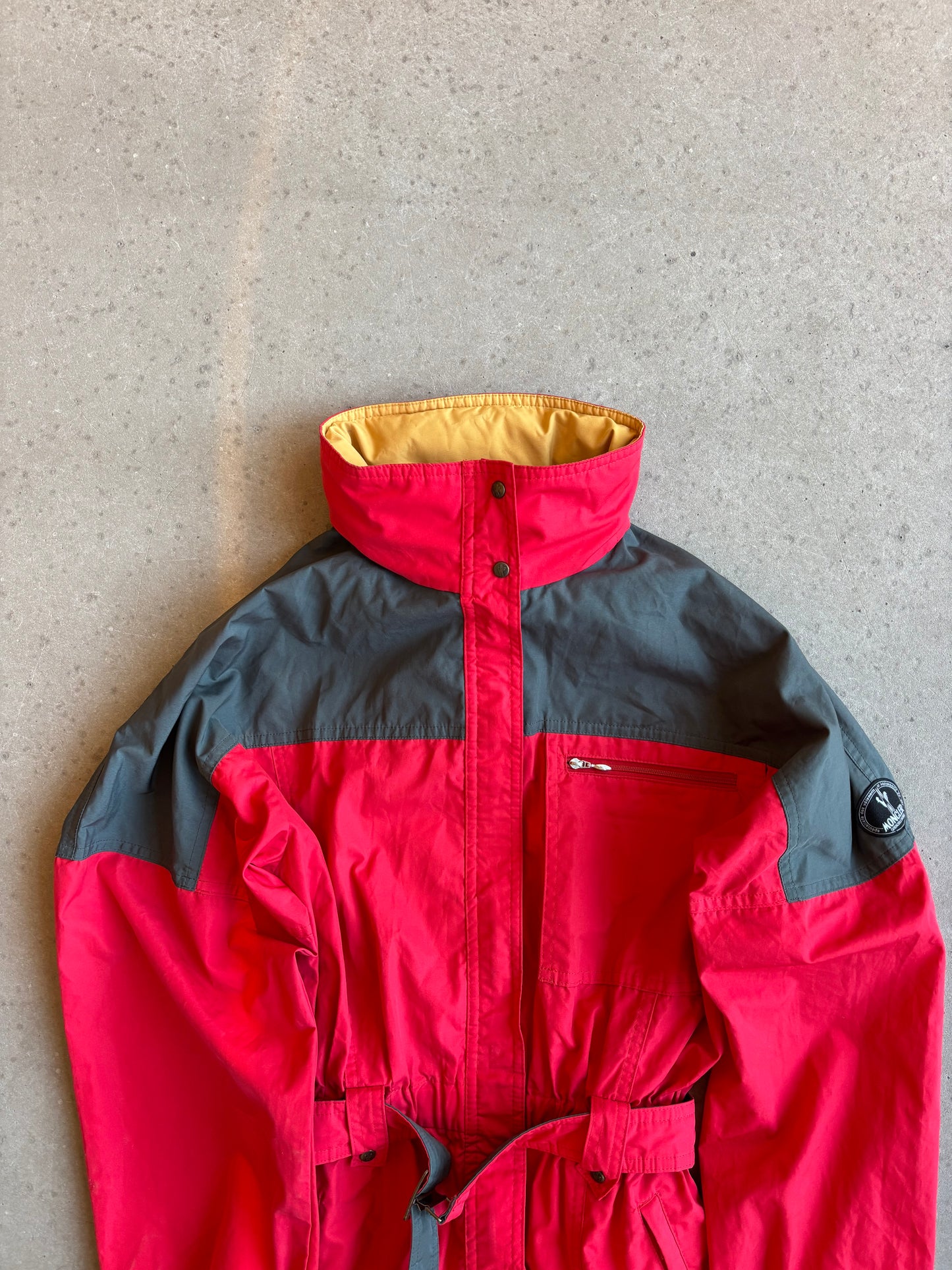 Vintage Moncler Ski Suit Red Size 50