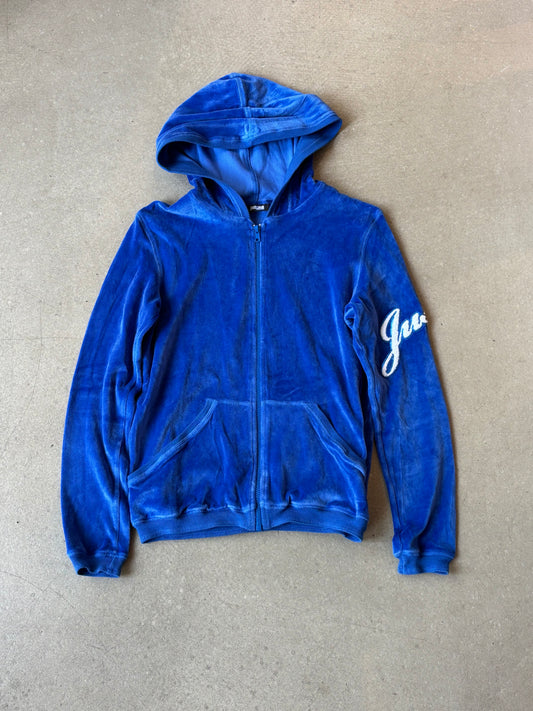 Just Cavalli Velour Track Jacket Blue S