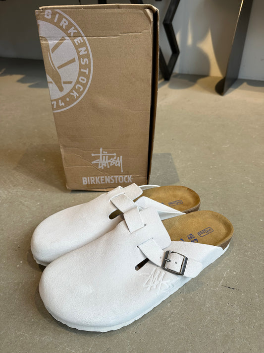 Birkenstock Stussy Boston BS Retro White