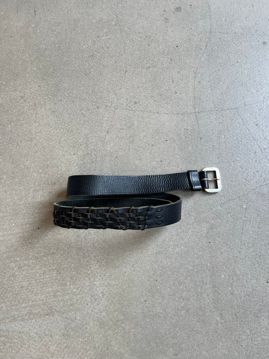 Diesel Woven Belt Black
