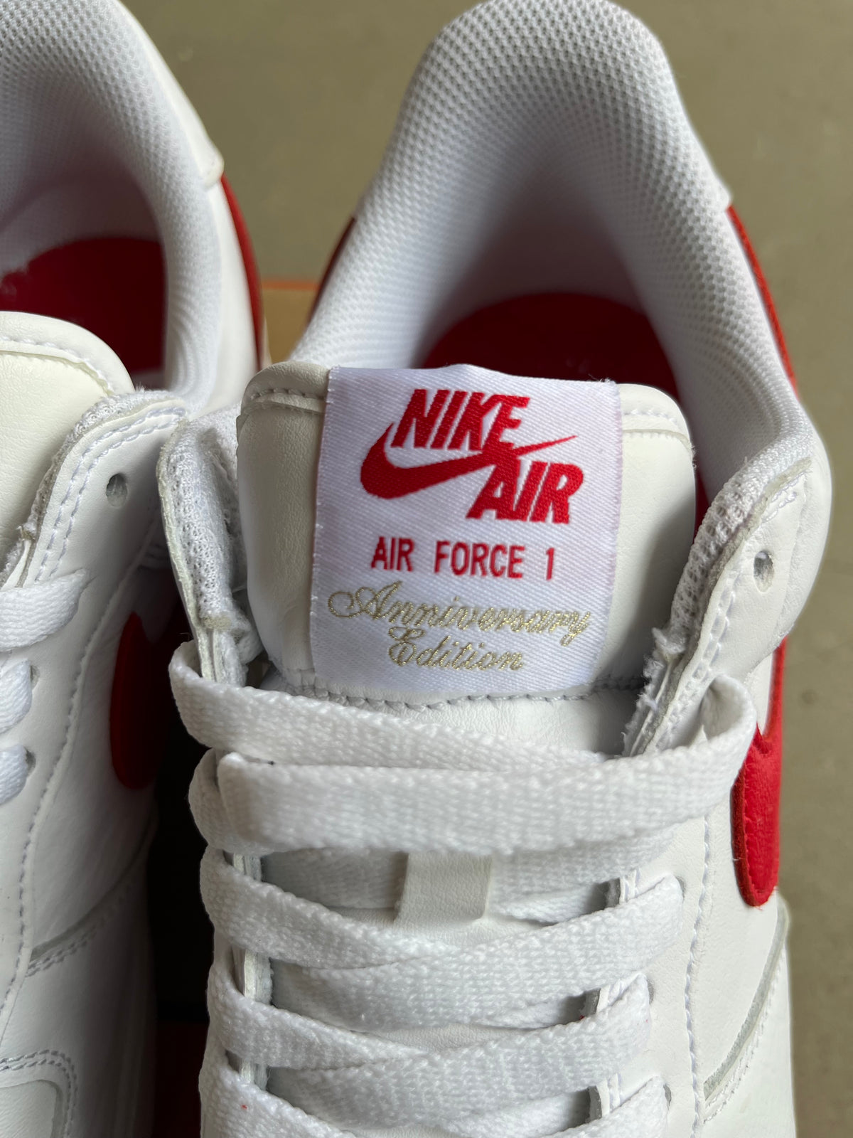 Nike Air Force 1 Low Retro QS Size US 11 EU 45 White Red