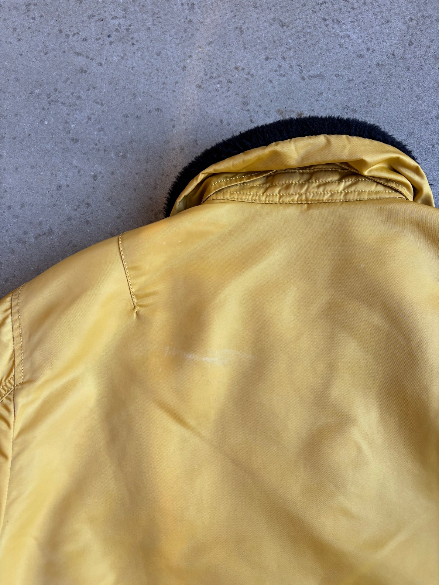 Supreme FW15 Tanker Jacket Yellow Large