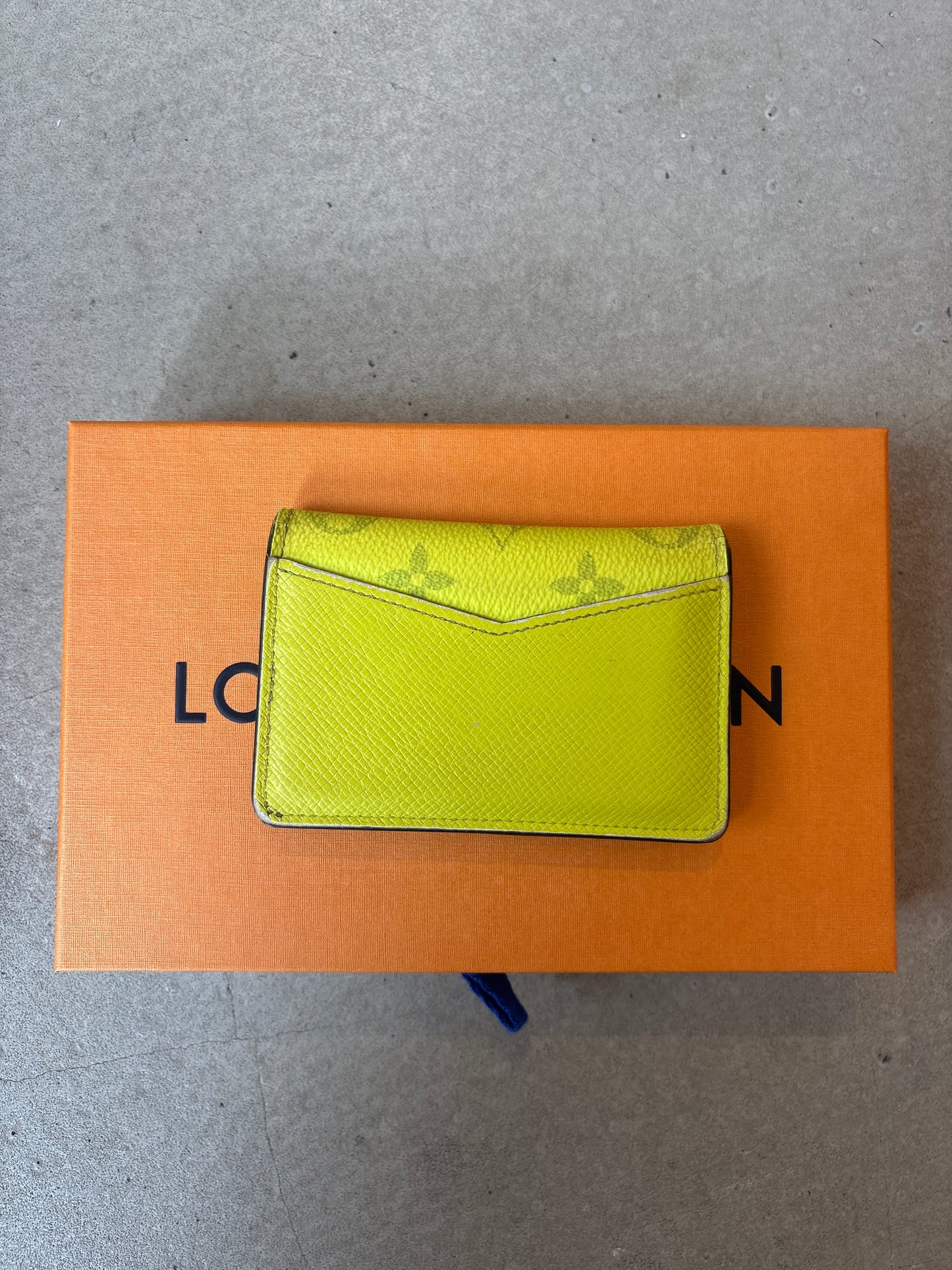 Louis Vuitton Taigarama Wallet Yellow