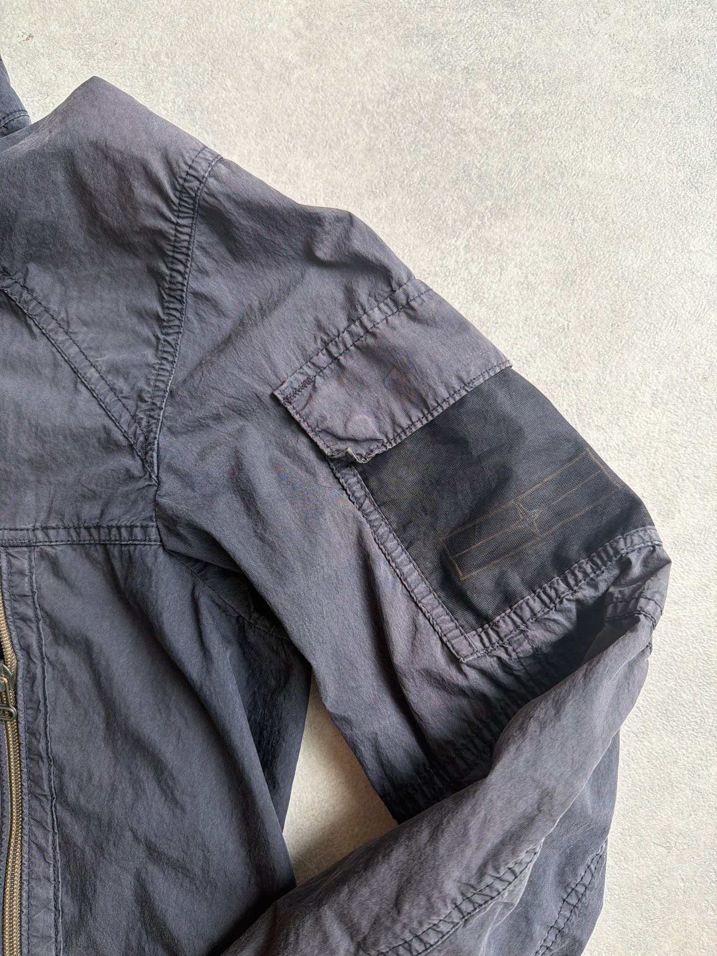 Stone Island Denims Hooded Jacket Navy L