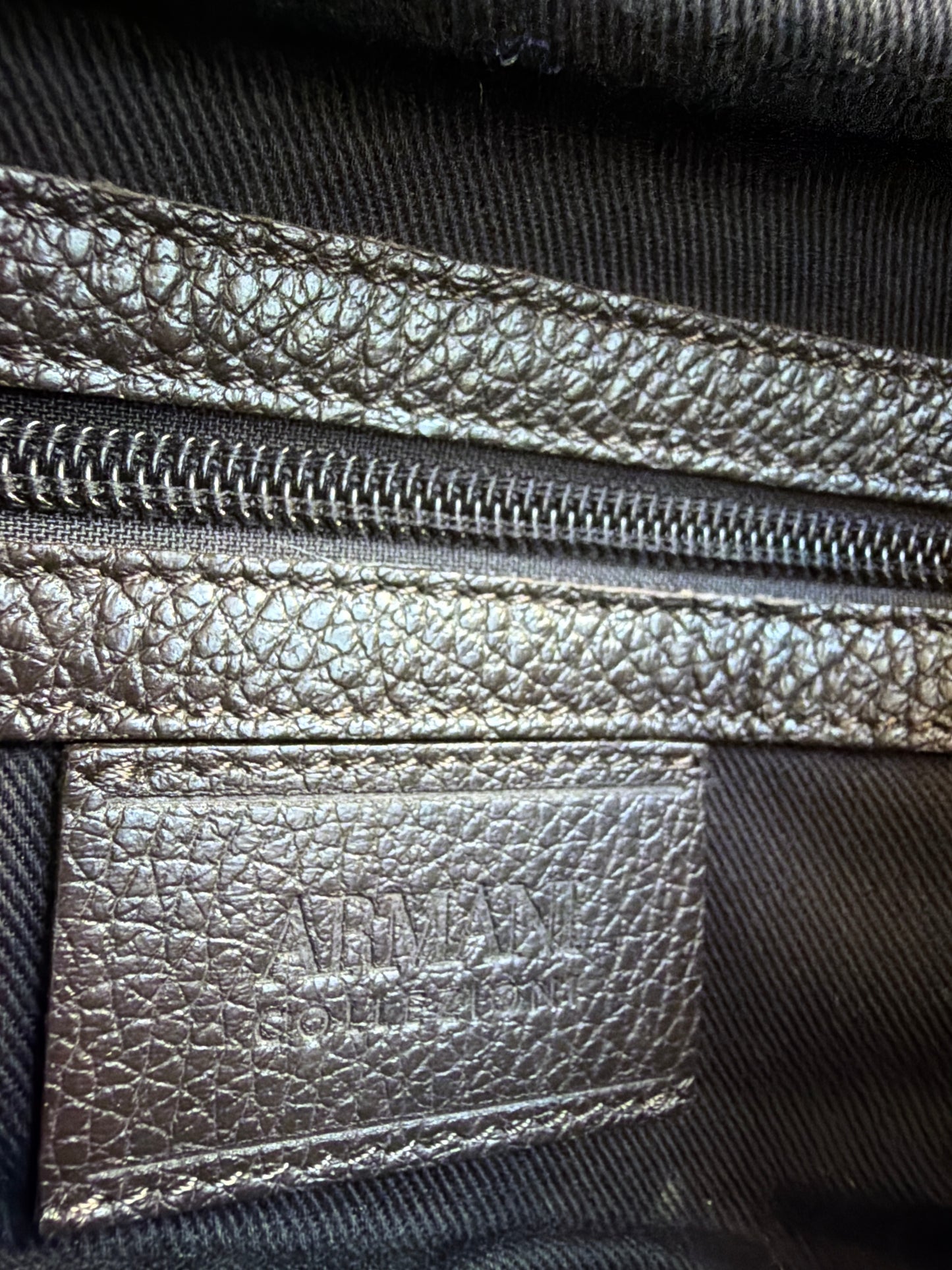 Armani Pony Hair Bag Black