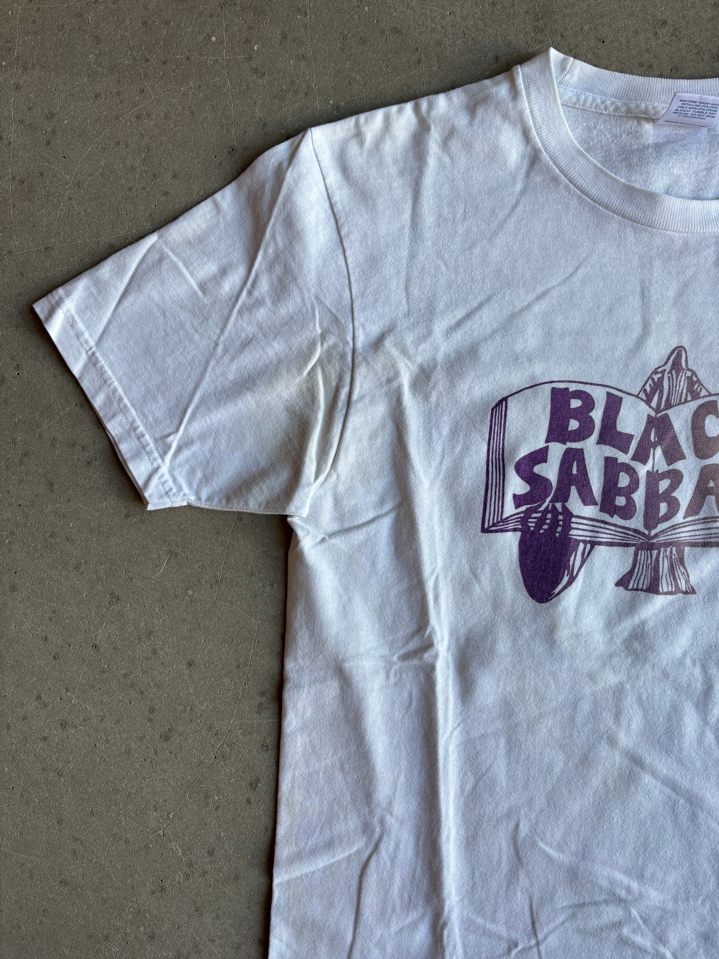 Supreme Black Sabbath Tome Tee White Medium