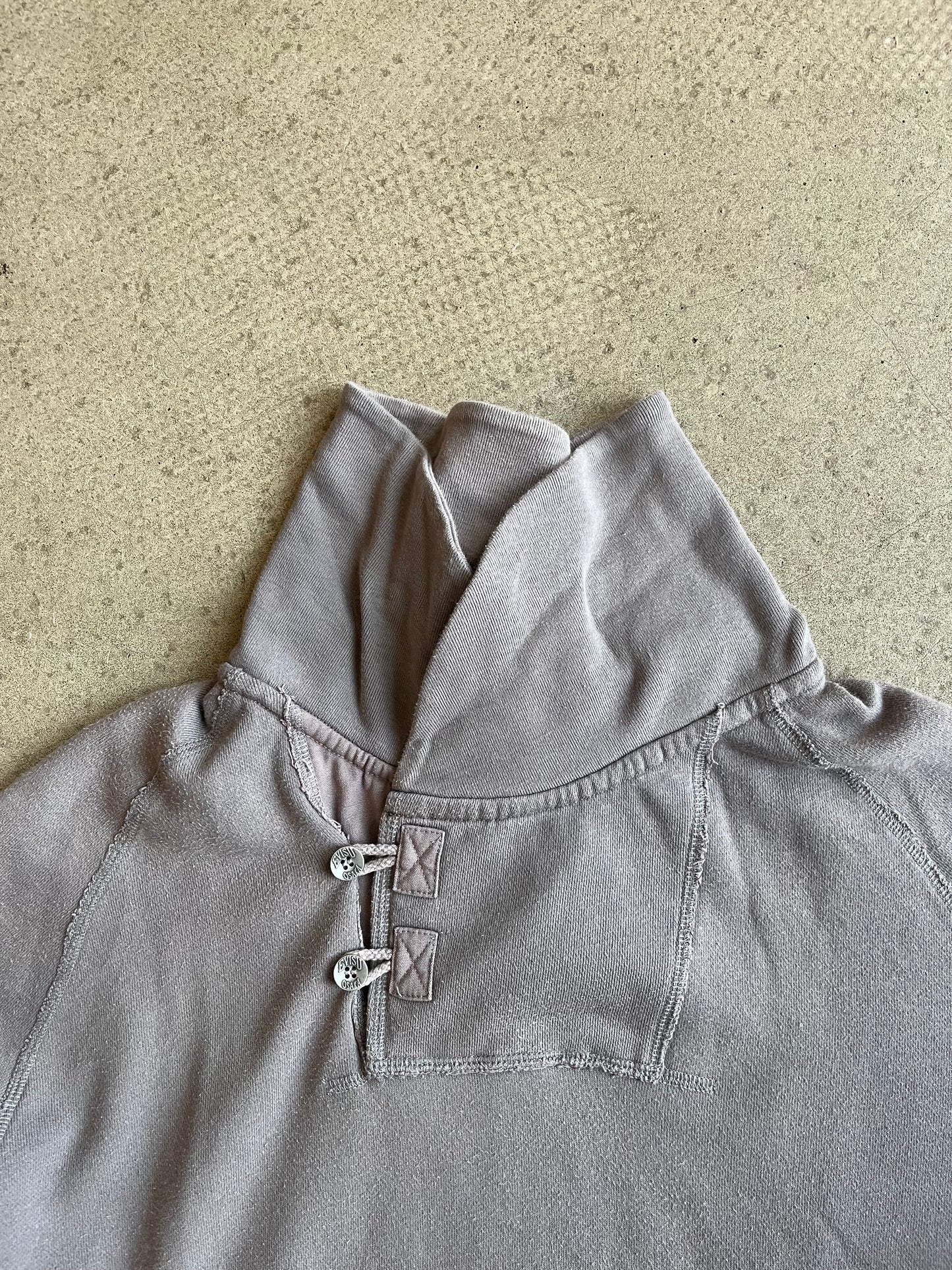 Evisu Roll Collar Sweater Brown Large