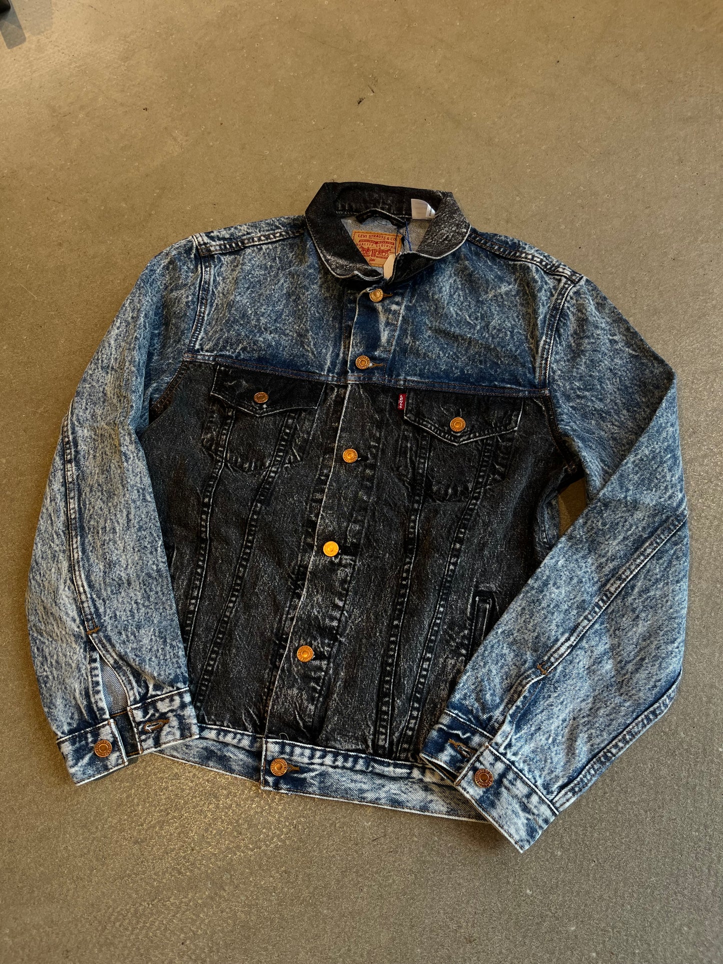 Levis X Patta Denim Jacket Black Blue L