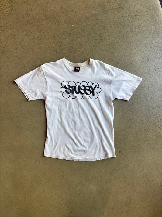 Stussy Haze Cloud Tee White Medium