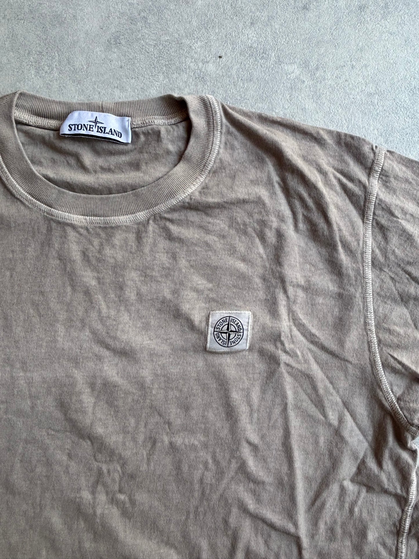 Stone Island Heavy cotton T-shirt beige Size XL