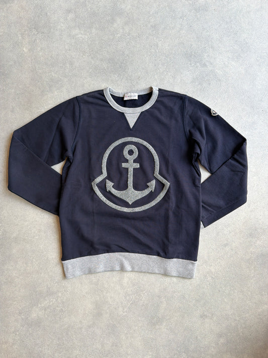 Moncler Junior Sweater Navy 12Y