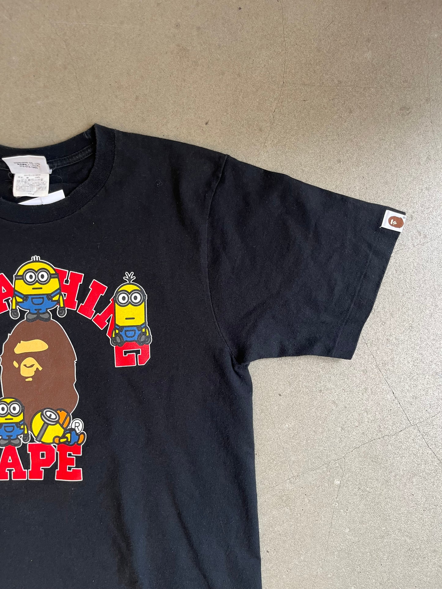 Bape Minions 01 Tee Black S