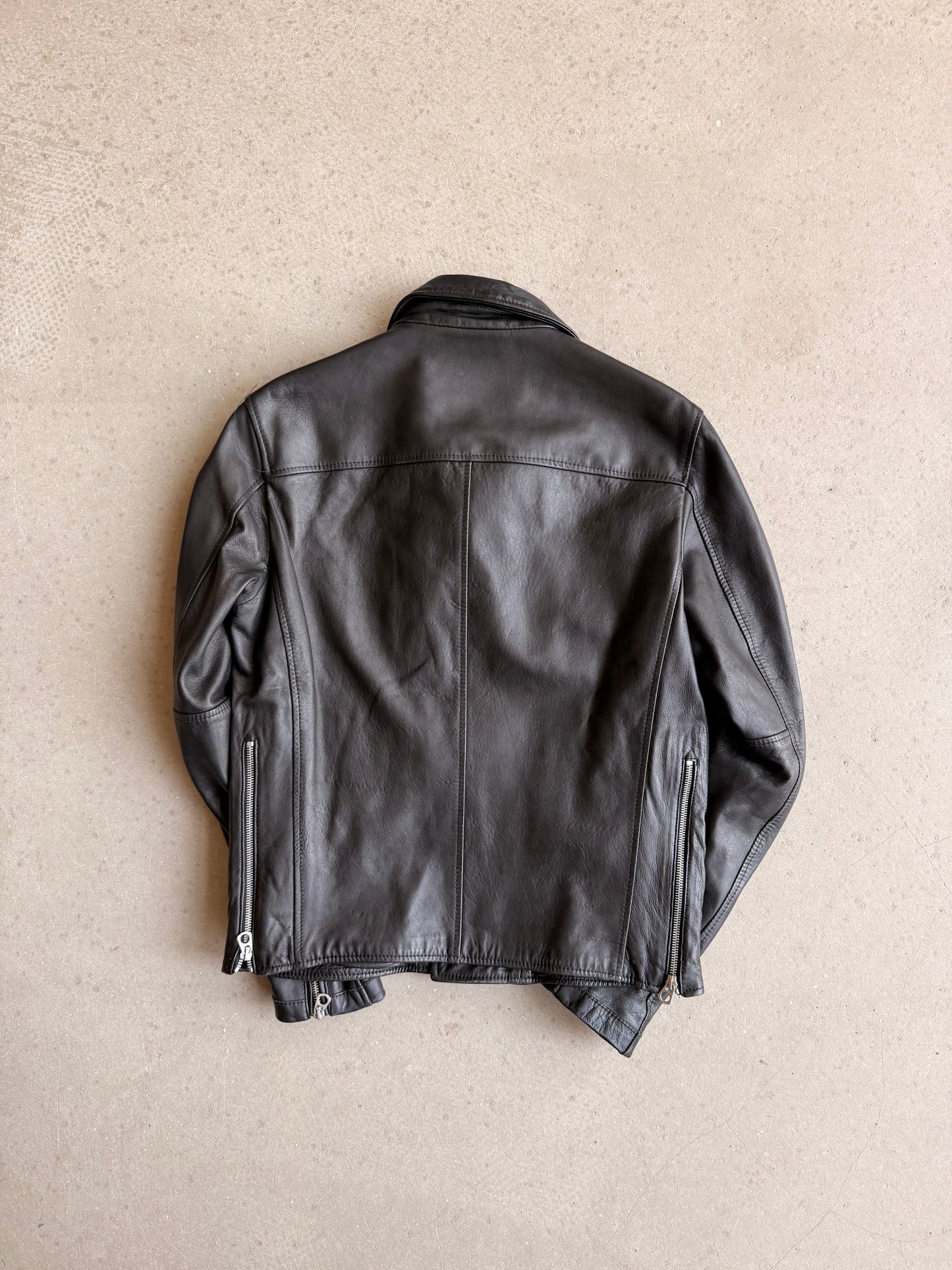 Replay Leather jacket BikerStyle Black M