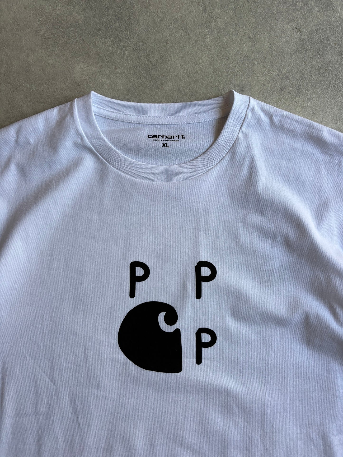 Pop Trading Company x Carhartt White T-Shirt XL