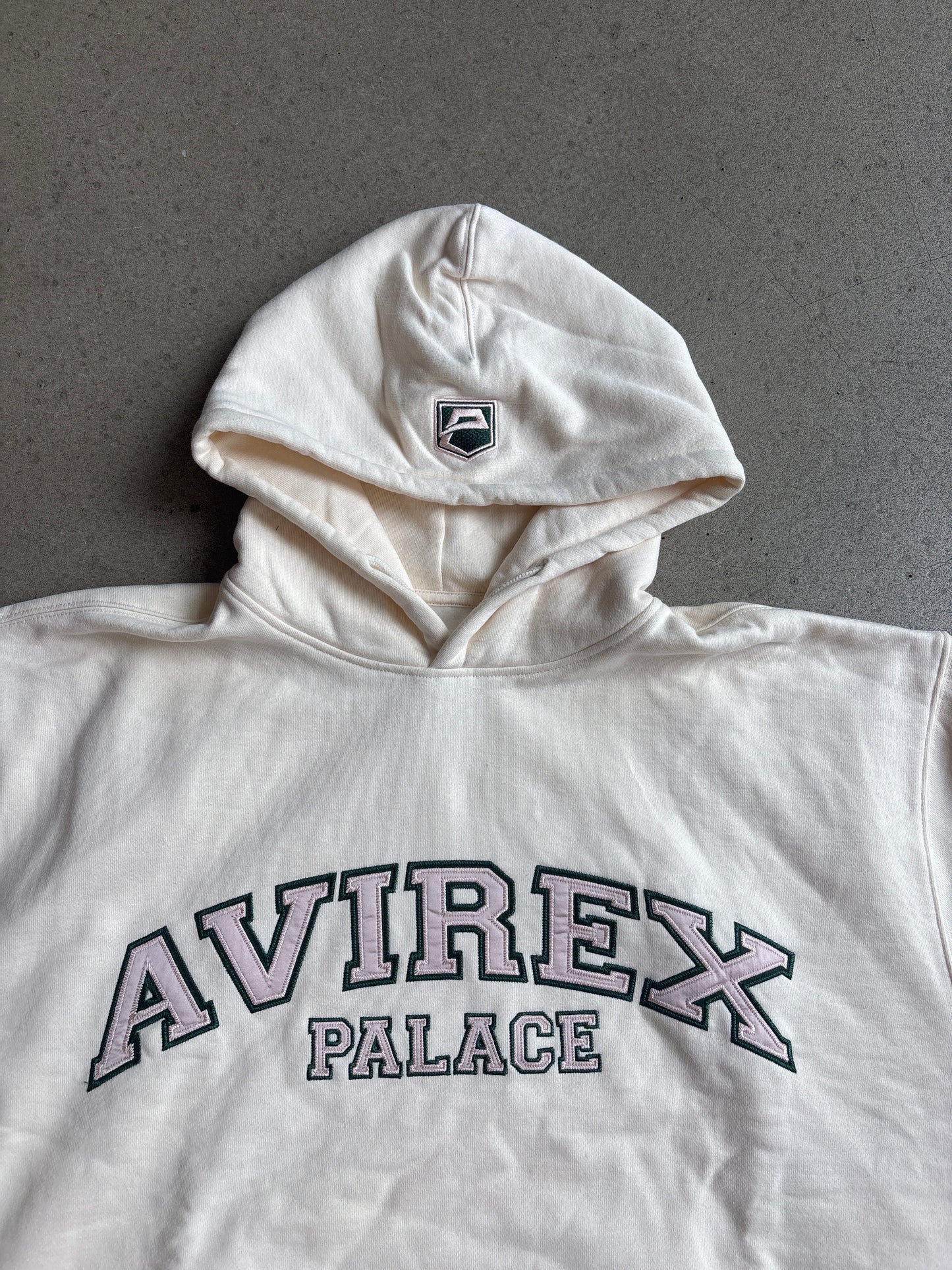 Palace Avirex Hood Off White