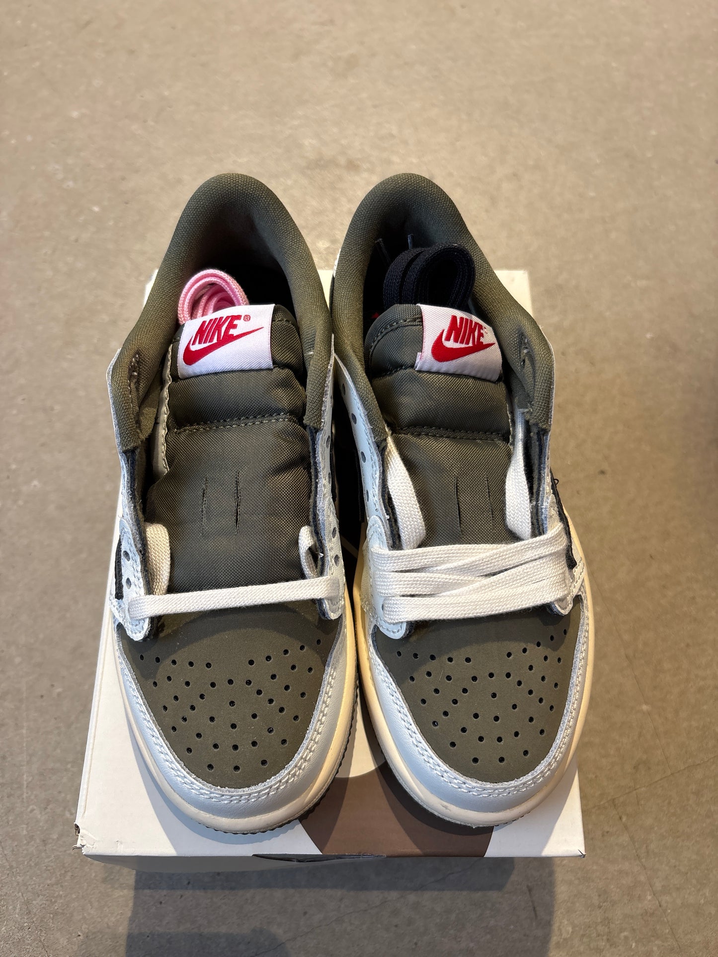 Jordan 1 Retro Low OG SP Travis Scott Medium Olive (PS)