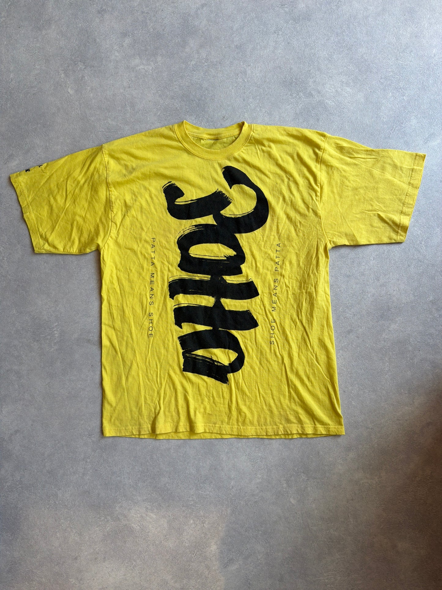 Patta x Shoe Haze Yellow T-Shirt  XL