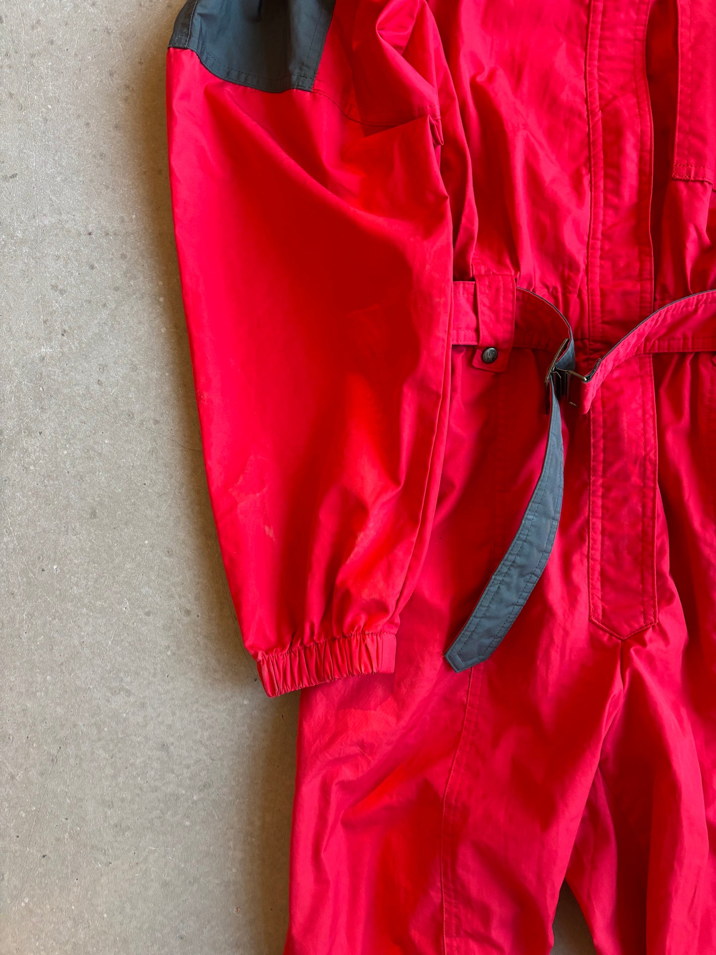 Vintage Moncler Ski Suit Red Size 50