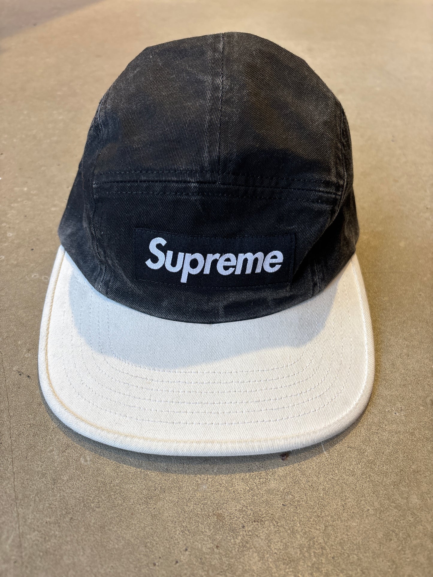 Supreme Cap Black and White