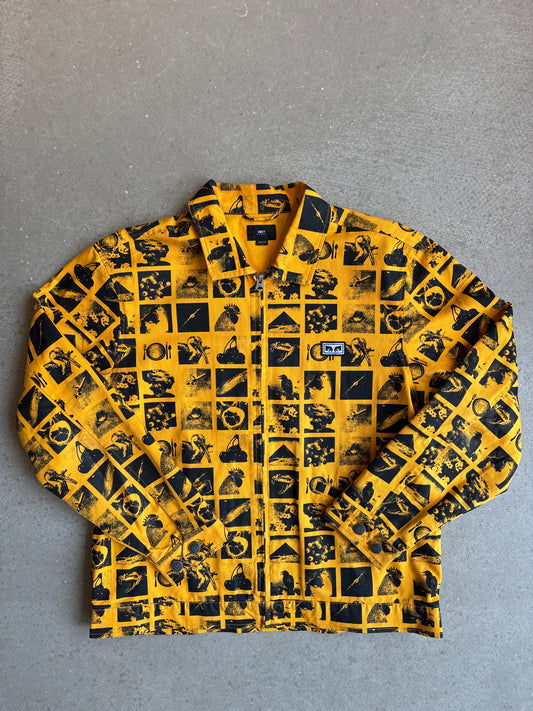 Obey Worldwide Yellow Jacket size L