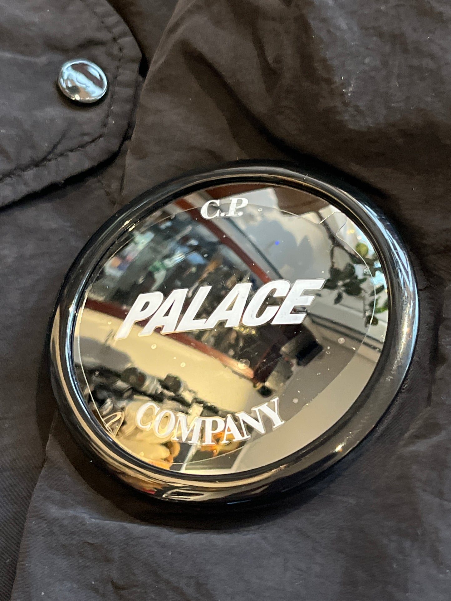 Palace x C.P. Company Jacket Flatt Nylon Black L