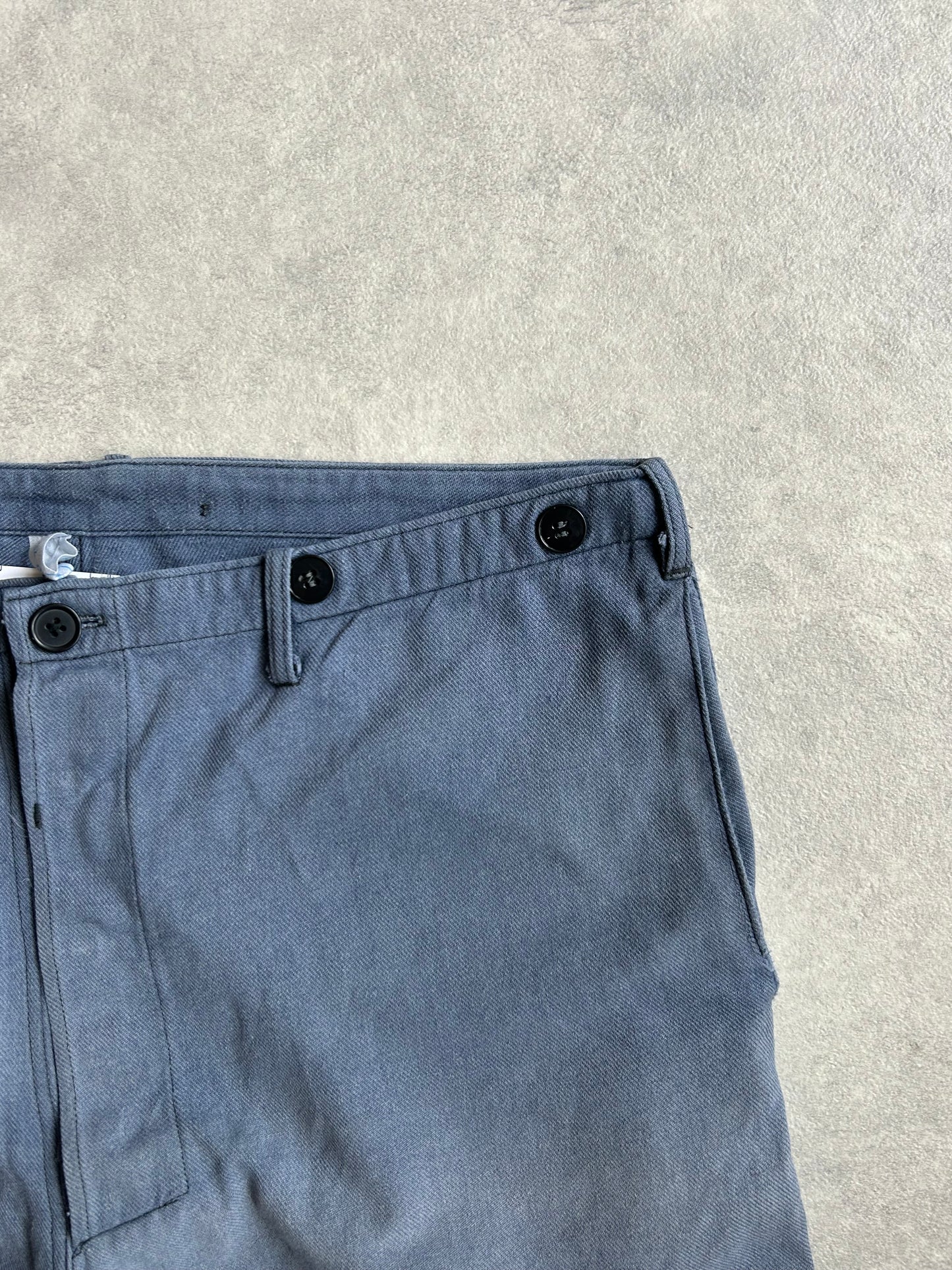 Kapital Patchwork Cotton Chino Blue 52