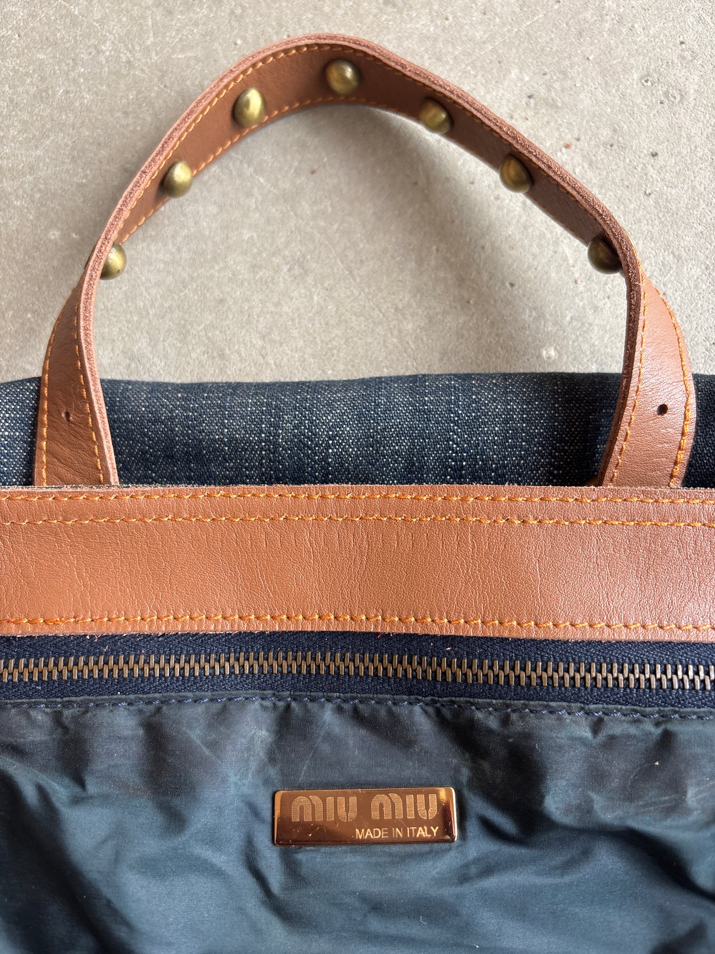 Miu Miu Denim Bag