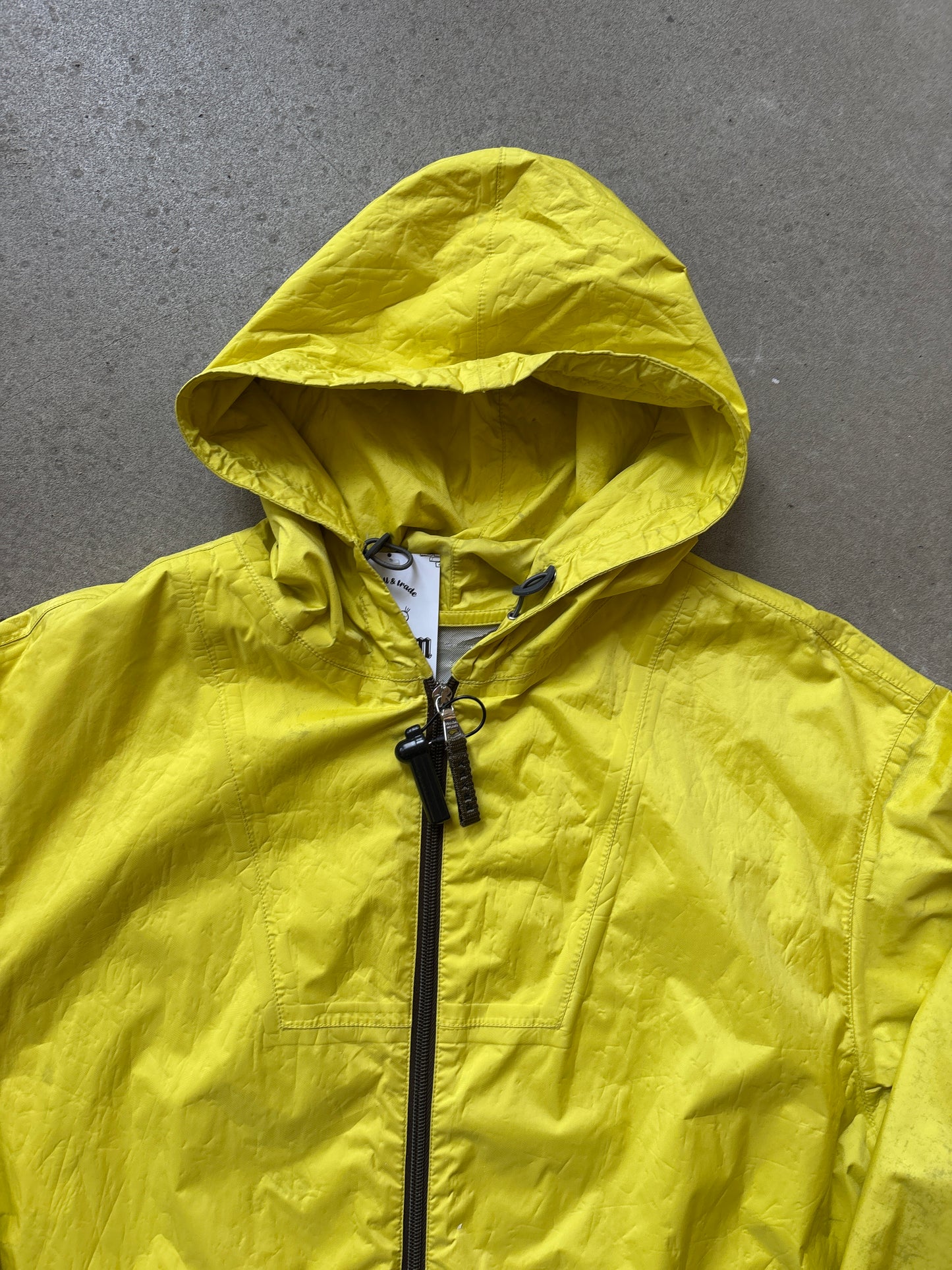 Prada Lightweight Trenchcoat Windbreaker Yellow M
