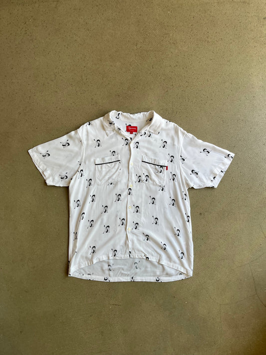 Supreme SS16 X Betty Boop Shirt White Large