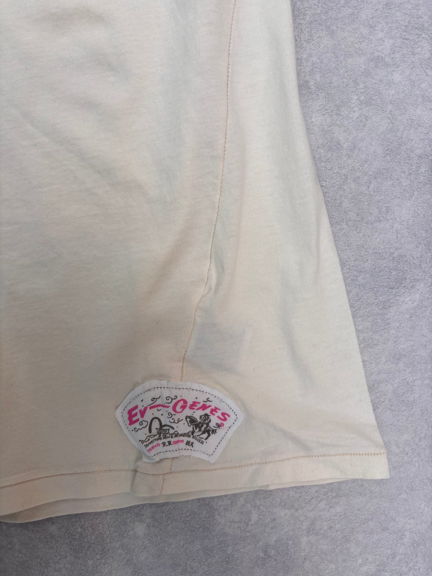 Evisu Men’s Look For Tee Beige XXL