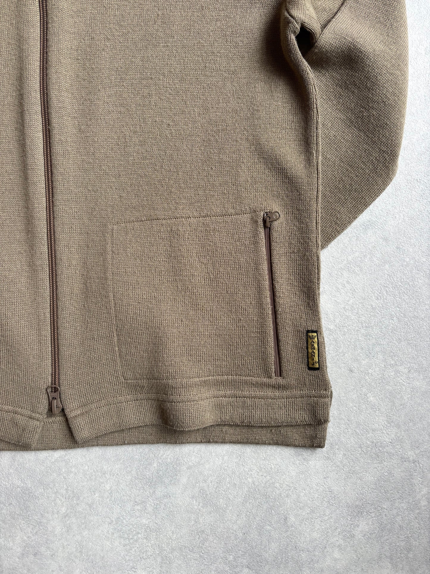 Armani Knitted Zip-up Cardigan M