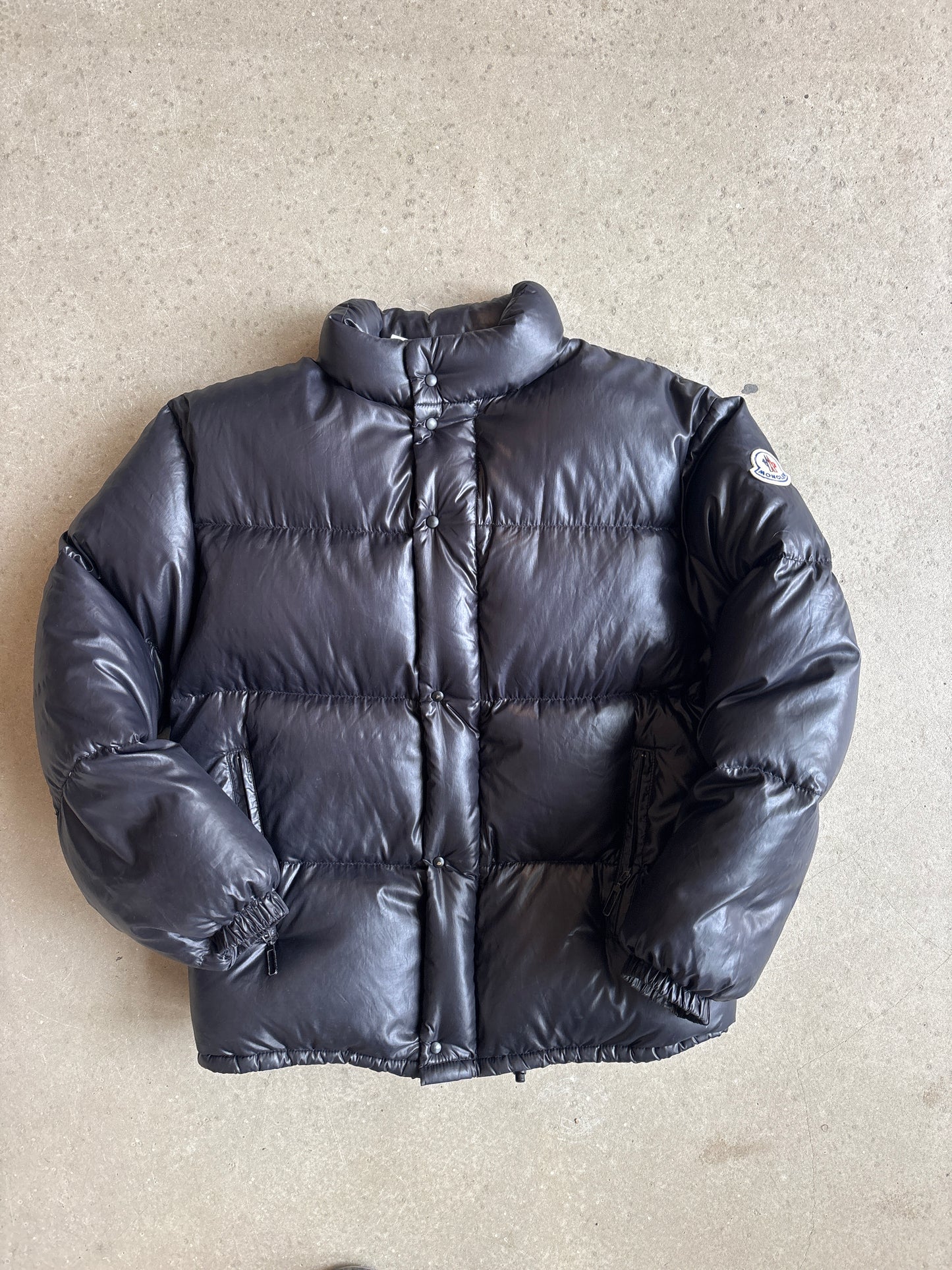 Vintage Moncler Puffer Jacket Black 14Y