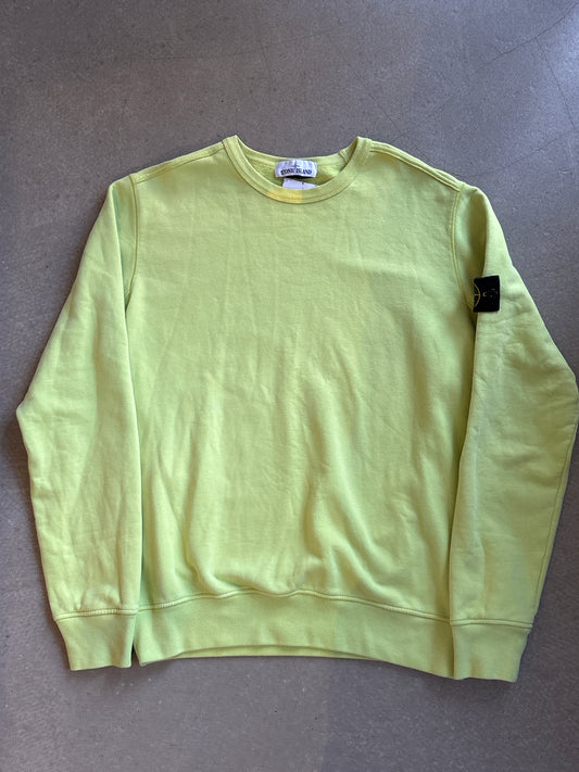 Stone Island Crewneck Sweater Neon Green L