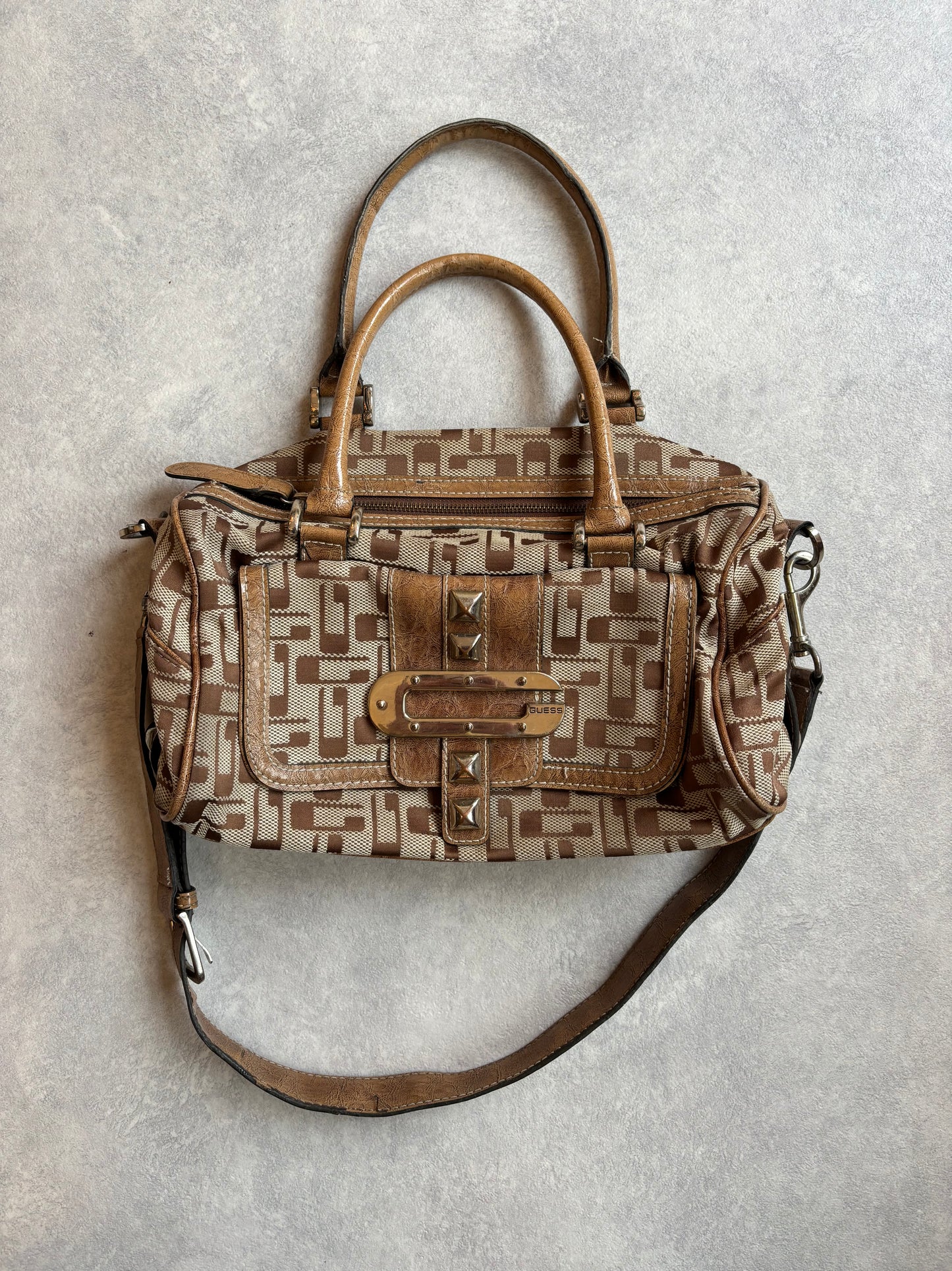 Guess G Buckle Studded Monogram
