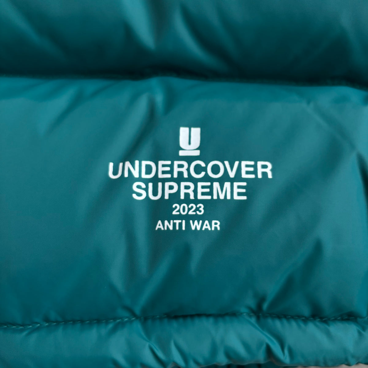 Supreme x UNDERCOVER Pufferjack Groen XL