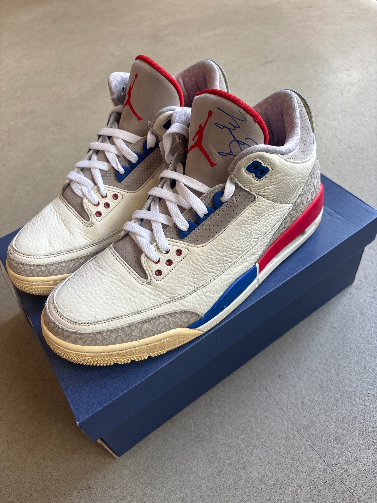 Jordan 3 Retro International Flight White 45