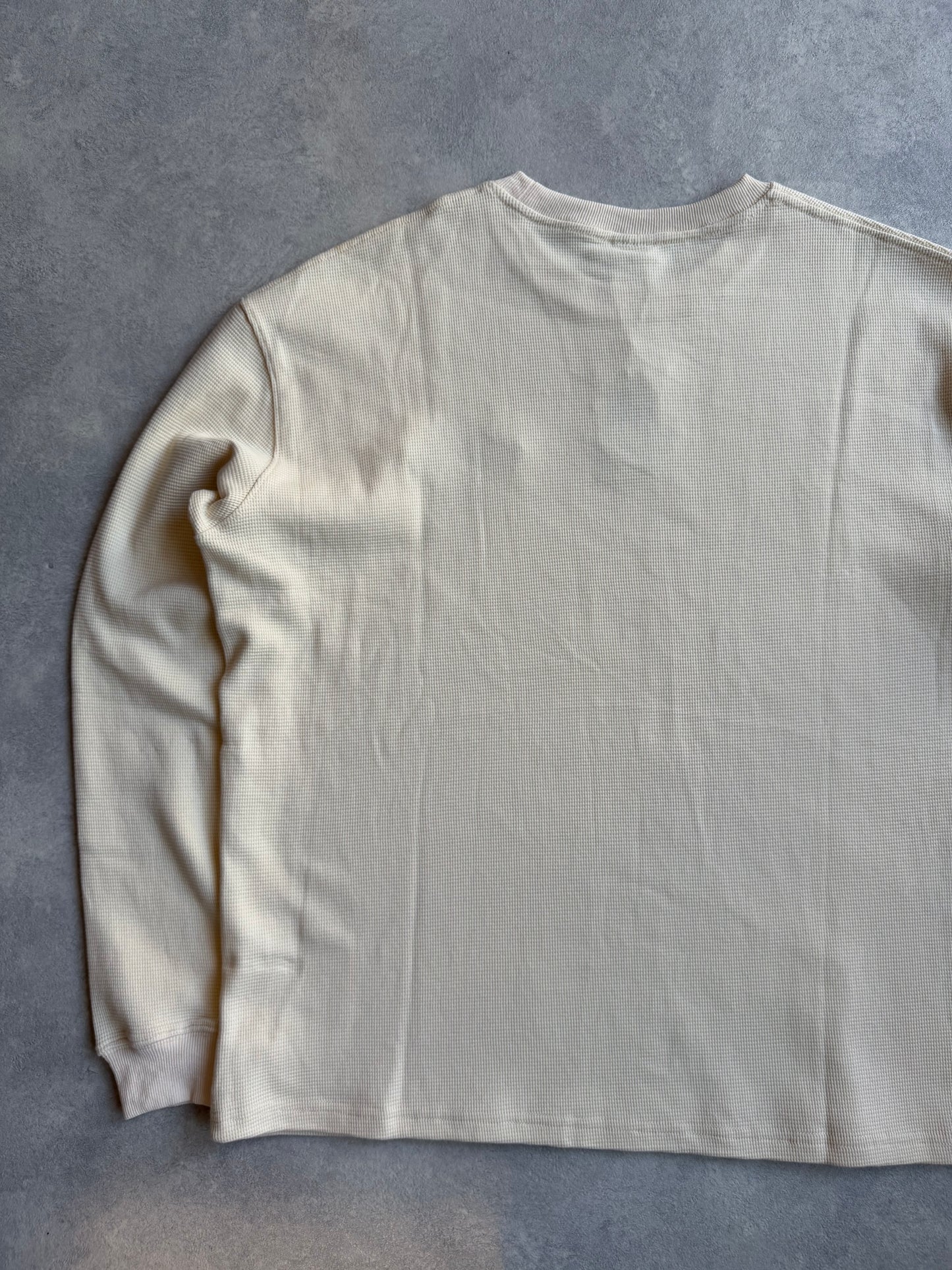 Basic Mokum Waffle Longsleeve Beige