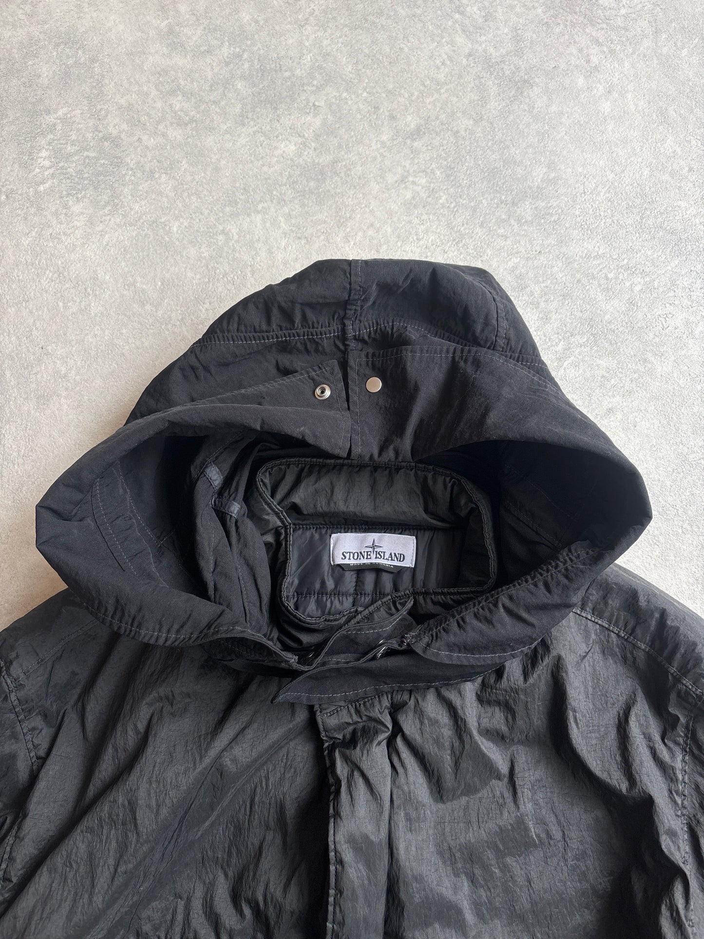 Stone Island Nylon Metal Watro Parka Black XL
