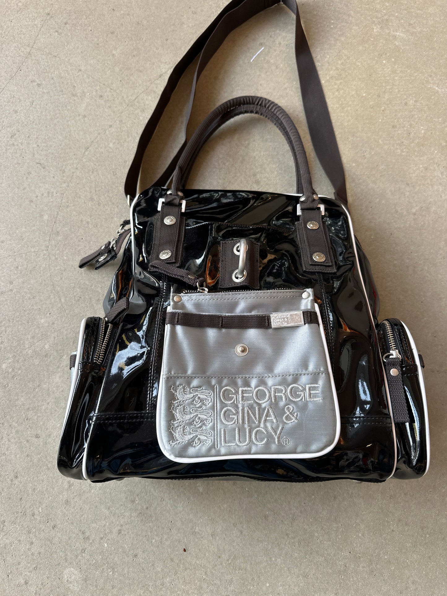 George Gina & Lucy Patent Leather Bag
