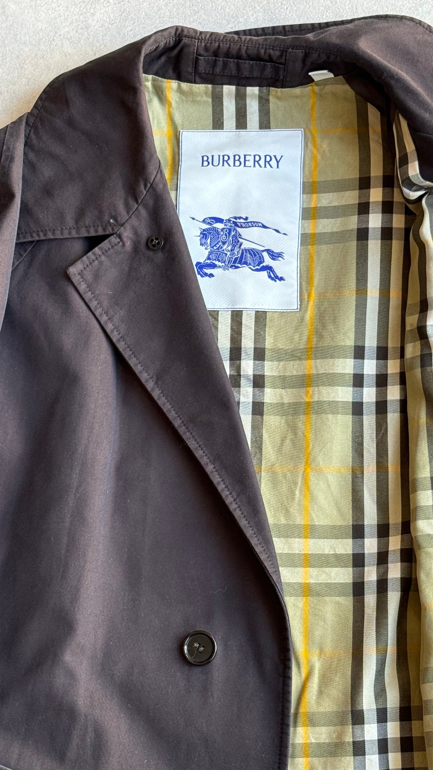 Burberry  Cotton Car Trench Coat Size 52 (L)
