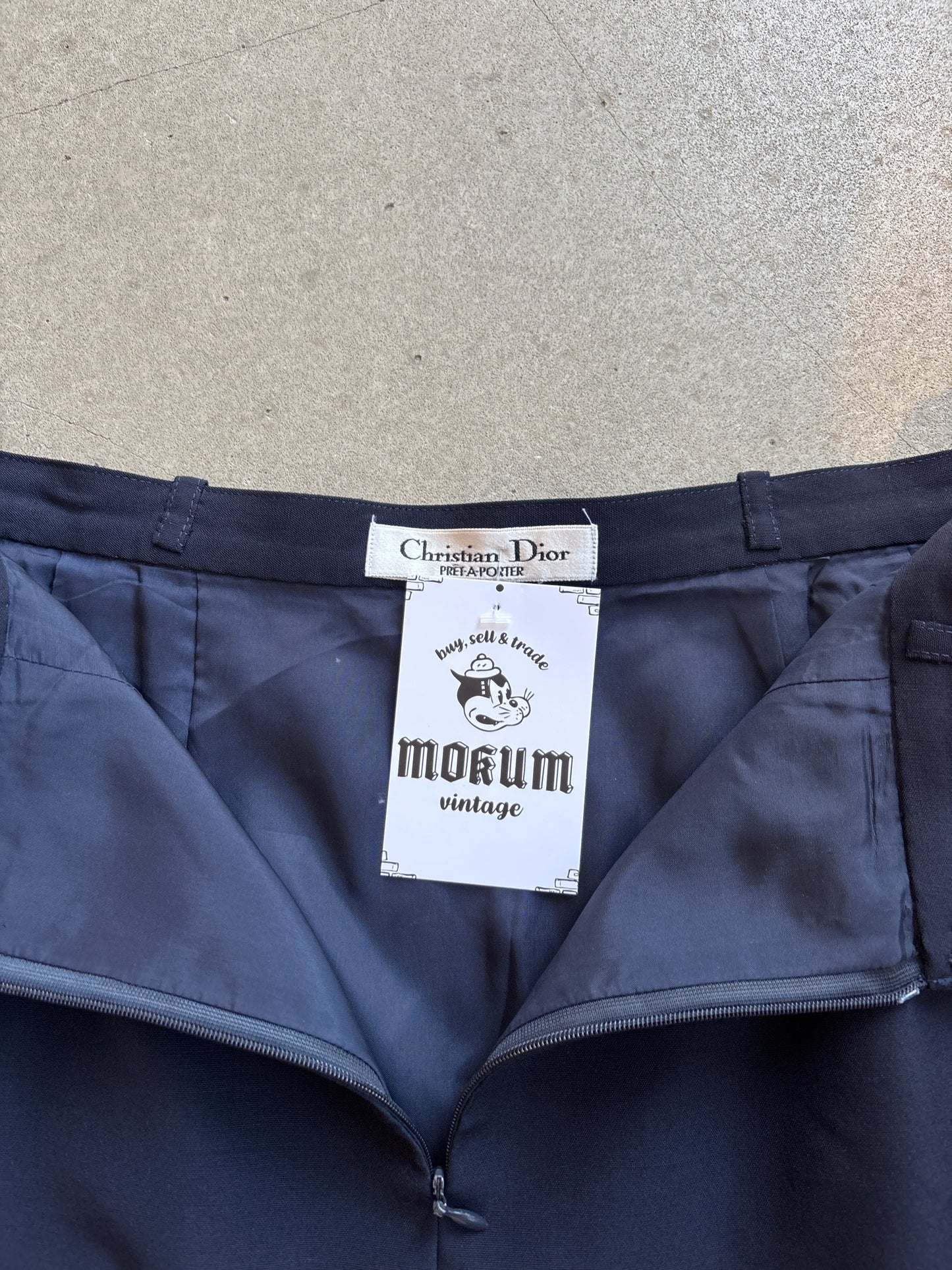 Dior Pret A Porter Skirt Navy L