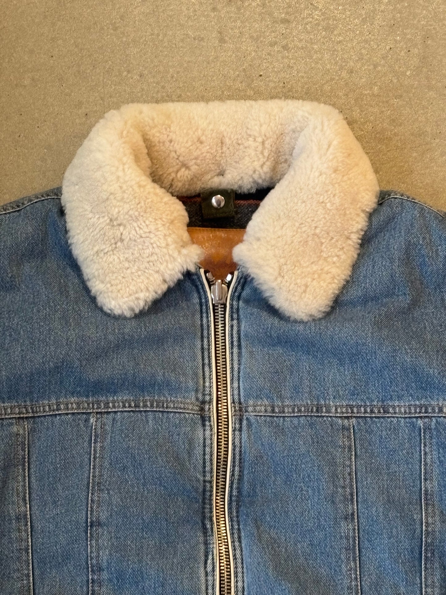 Diesel Denim Reversible Bomber Jacket M