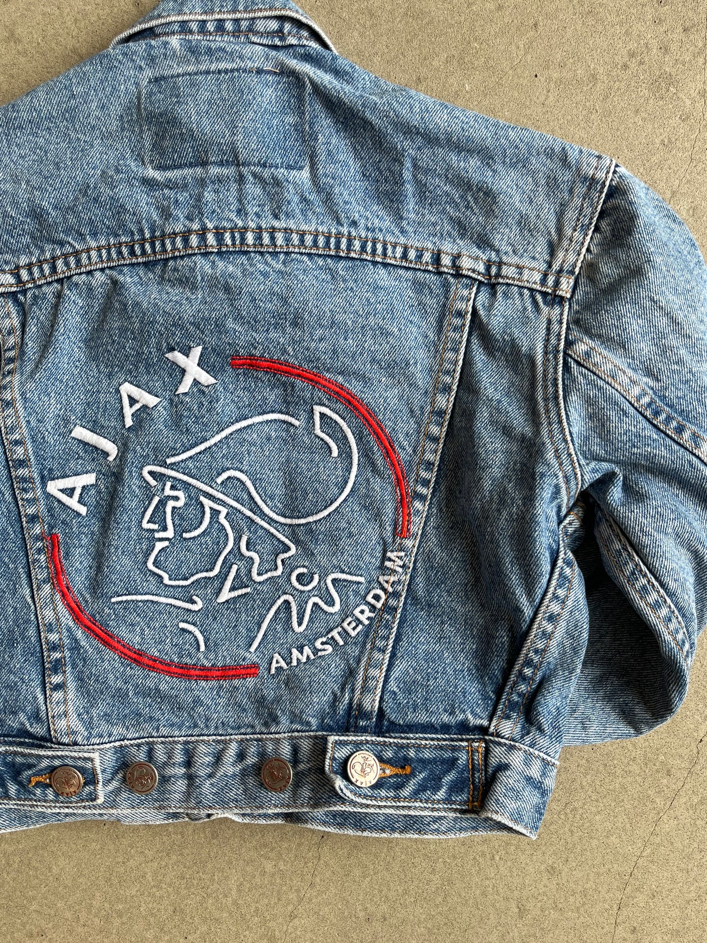 Vintage Ajax Kids Denim Jacket 6Y